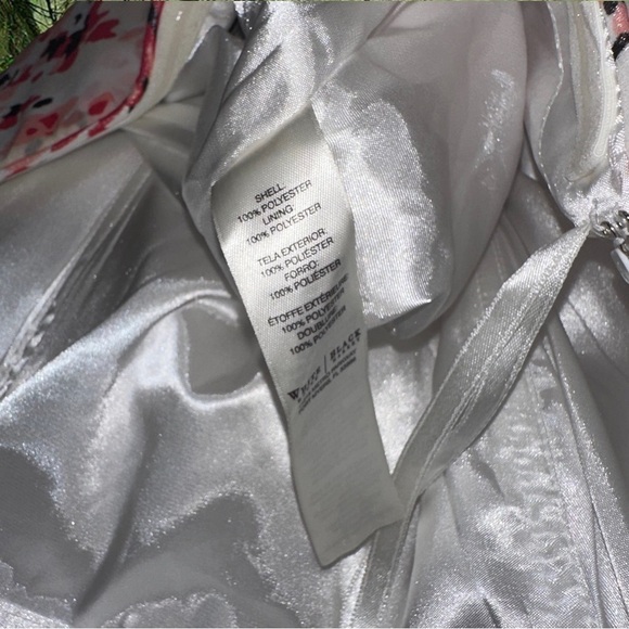 Y2k Fairy Core Pink White House Black Market Midi Dress - Picture 9 of 9